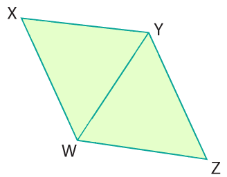 parallelogram with diagonal