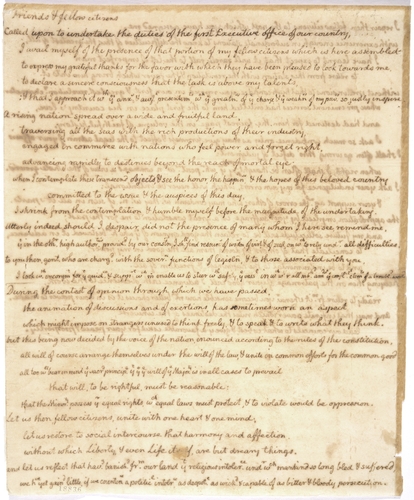 Thomas Jefferson's inaugural address of March 4, 1801