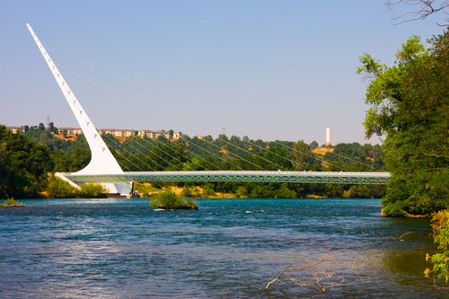 Sundial Bridge in Redding.