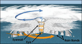hurricane structure diagram