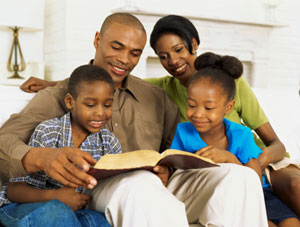family reading