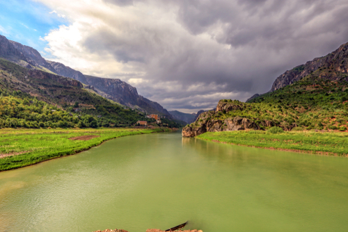 Euphrates River in modern Iraq