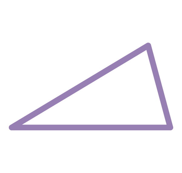 a triangle. A triangle has 3 angles and 3 sides.