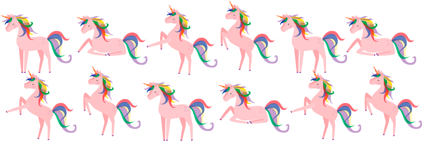 12 unicorns