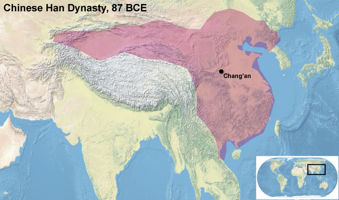 Chinese Han Dynasty 87 BCE