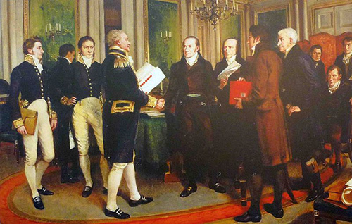 The Signing of the Treaty of Ghent, Christmas Eve, 1814