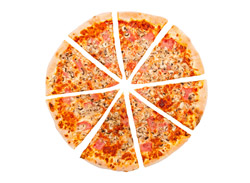 round pizza