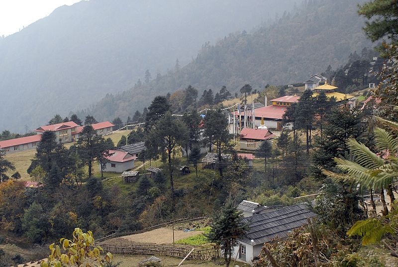 A Sherpa Buddhist monastery