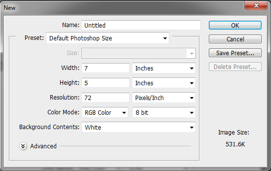 The paintbrush toolbar and the brush selector menu.