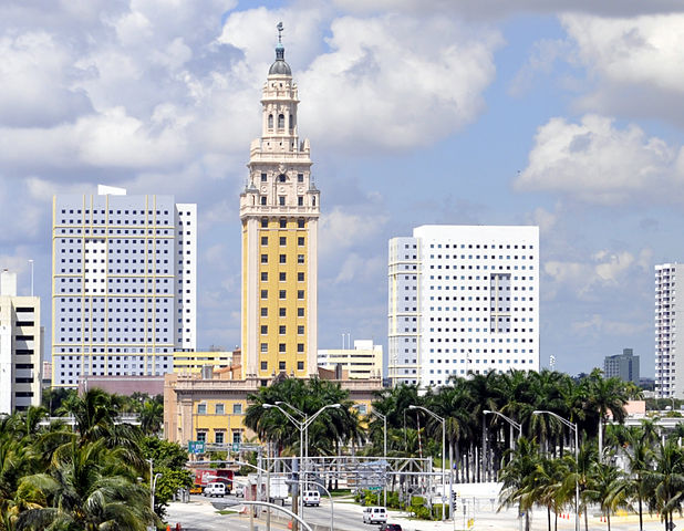 The Freedom Tower in downtown Miami as of September 2010.