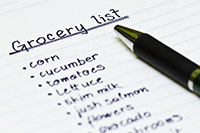 grocery list