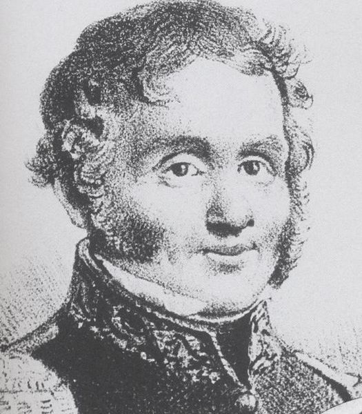 This is from a lithograph of Vicente Filisola, a Mexican General.