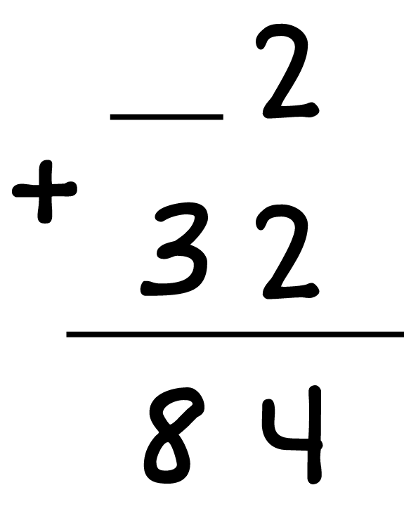 _2 + 32 = 84