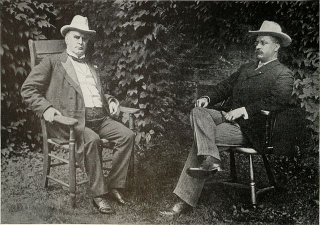President William McKinley and Vice President Theodore Roosevelt 