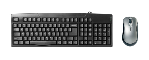 computer mouse and keyboard