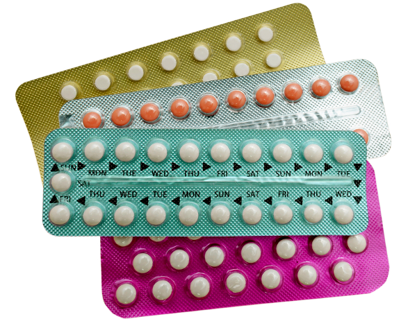 Photo of birth control pills in package