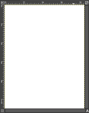 Rulers in a graphics program