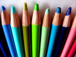 colored pencils