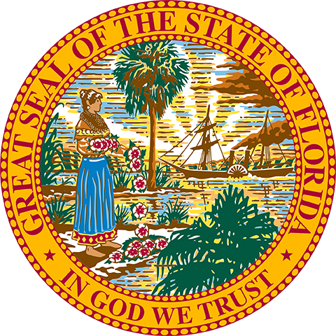 Florida state seal.