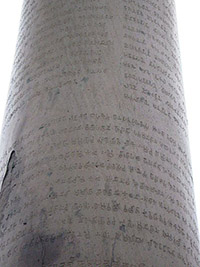 Ashoka Pillar at Feroze Shah Kotla, Delhi