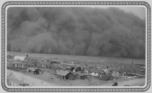 Dust Storm in Rolla, Kansas. May 6, 1935.
