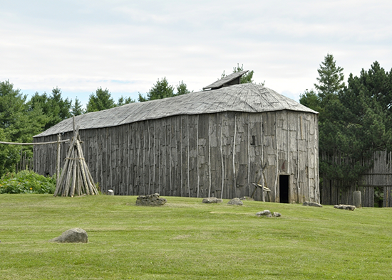 Iroquois Longhouse, Crawford Lake Milton Ontario
