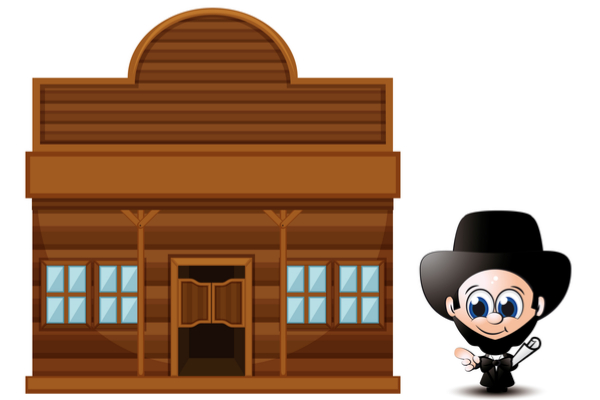 Abe Lincoln by store