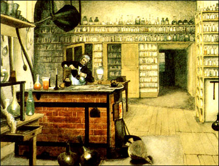 Faraday lab painting