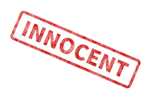 Innocent Stamp - Red Grunge Seal