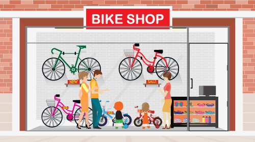 bike store front
