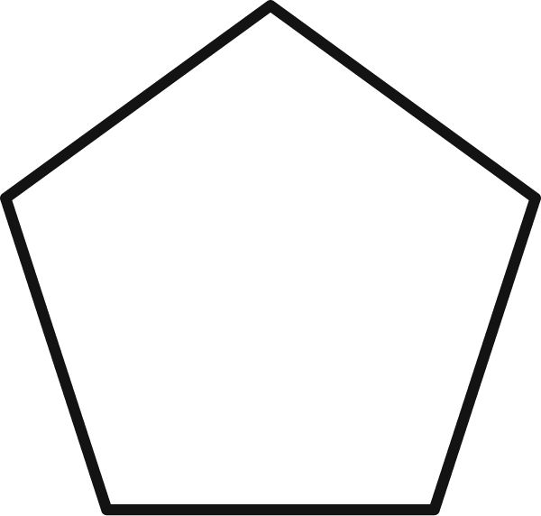 A pentagon.