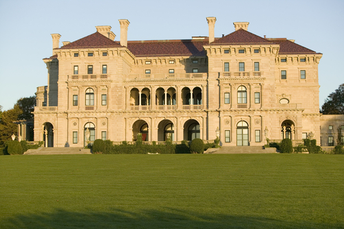 The Breakers, built by Cornelius Vanderbilt of the Gilded Age, in Newport, Rhode Island