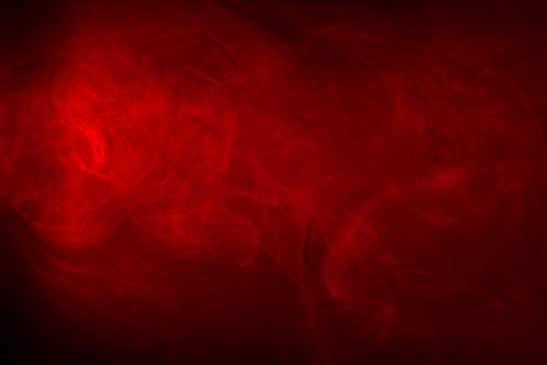 Red Smoke on a black background