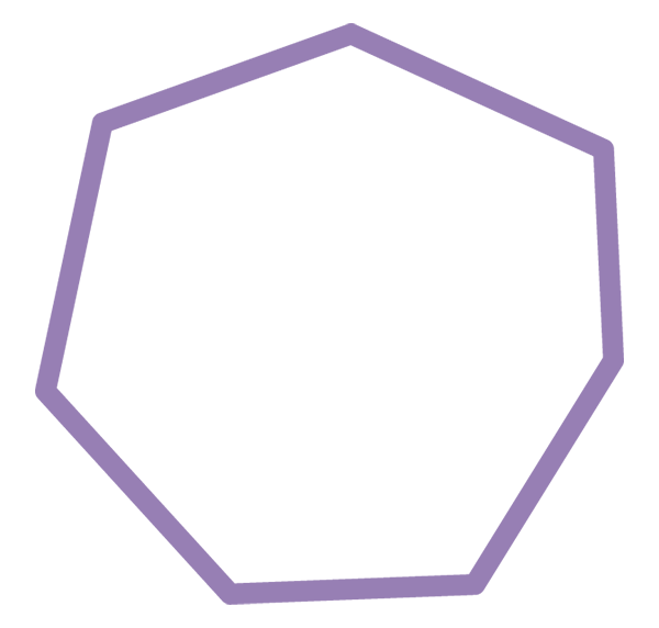 a heptagon. A heptagon has 7 angles and 7 sides.