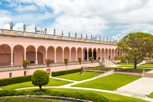 SARASOTA, USA - APRIL 22, 2016: John and Mable Ringling Museum of Art. State art museum of Florida, located in Sarasota, Florida, USA.