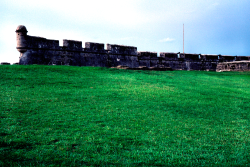 USA, Florida, St Augustine, Castillo de San Marcos, Spanish fort