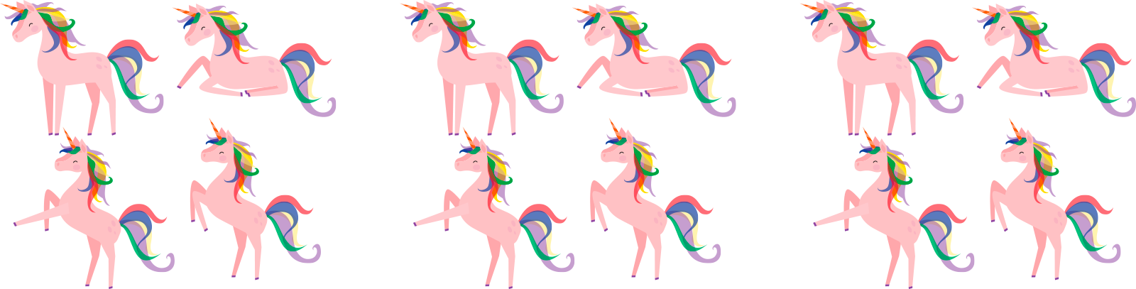 12 unicorns