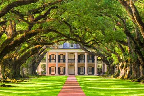 Oak Alley Plantation in Vacherie, Louisiana