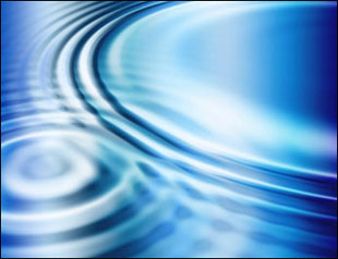 water ripples in a pond