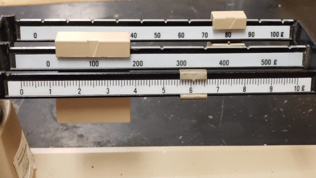 alance A measuring 816.1 g