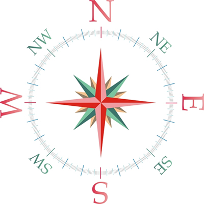 a compass rose