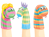sock puppets