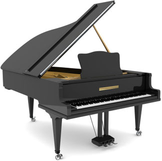 Grand piano photo