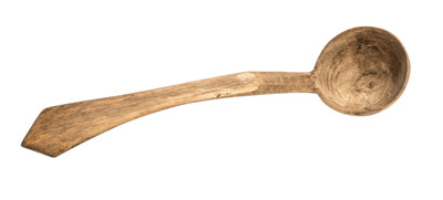wooden ladle