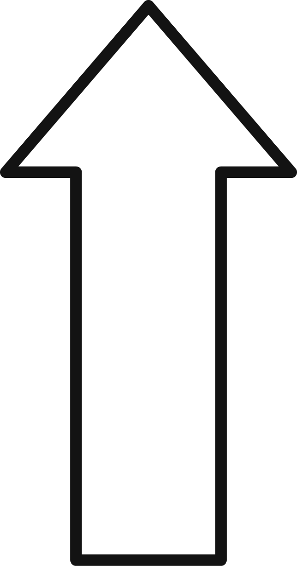 an arrow pointing up.