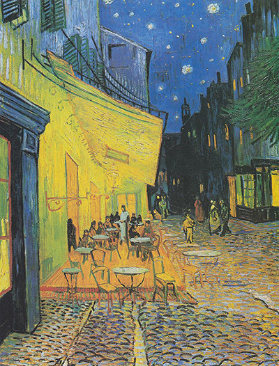 van Gogh's Terrasse des Cafés an der Place du Forum in Arles