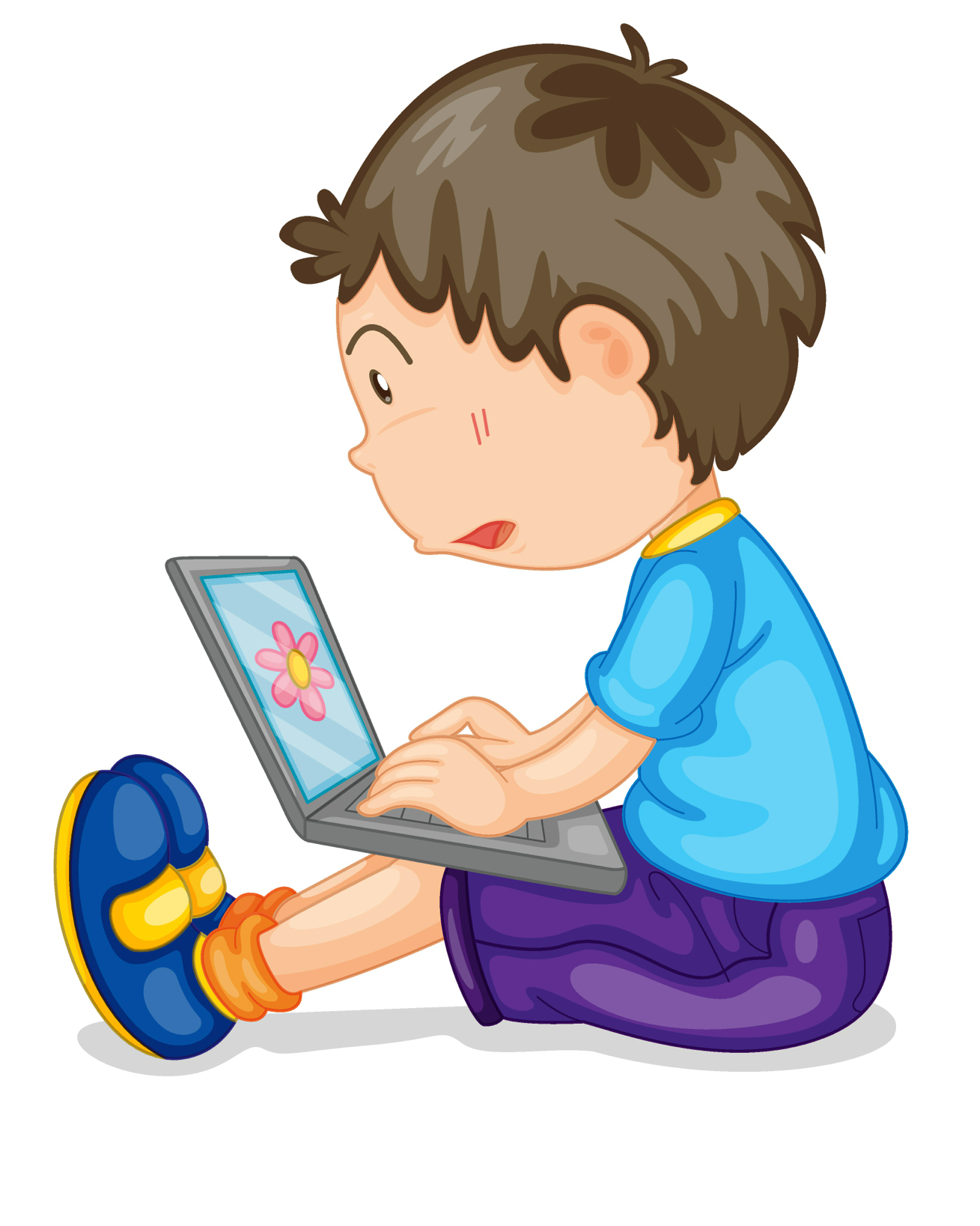 boy on computer