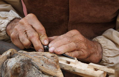 hands woodworking