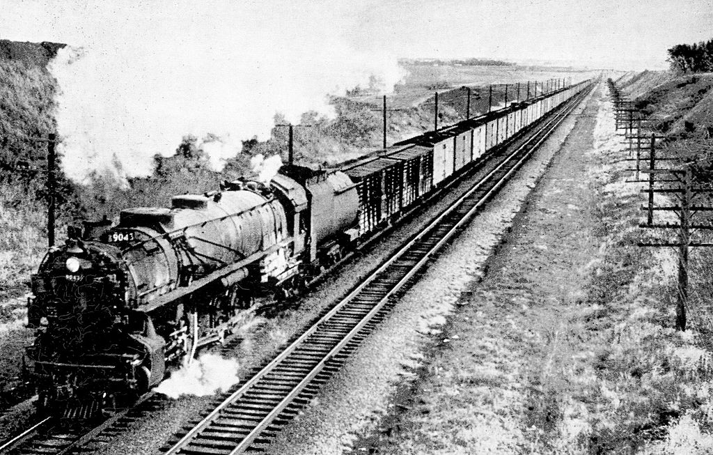 Union Pacific 4-12-2 locomotive.