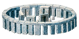 Illustration of Stonehenge Illustration of Stonehenge